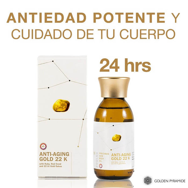 Aceite Corporal Antiedad Rejuvenecedor Oro 22k