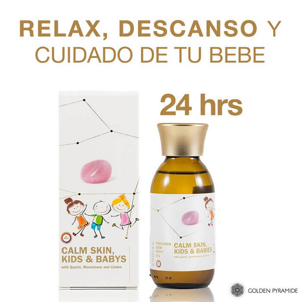 aceite corporal para bebés y niños. Relax, descanso y cuidado de tu bebé